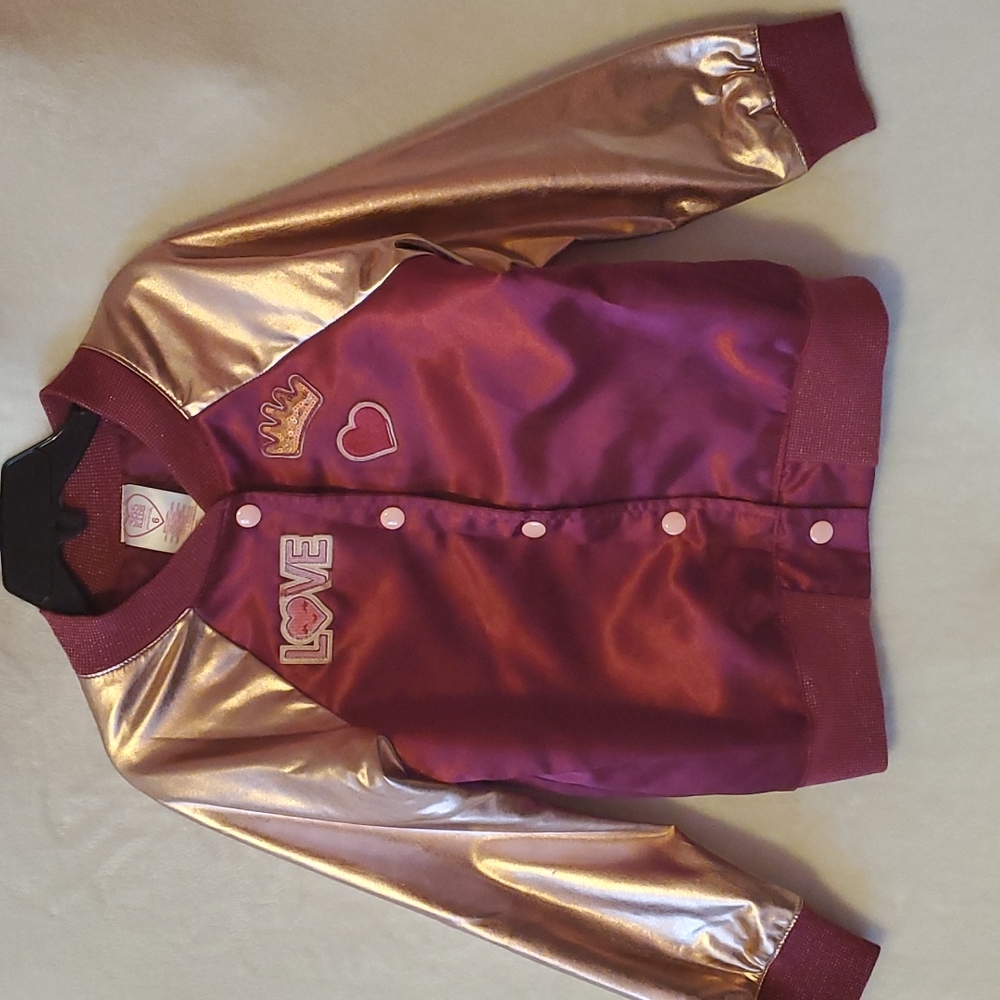 💜 2/$10 365 Kidd by garanimal bomber jacket